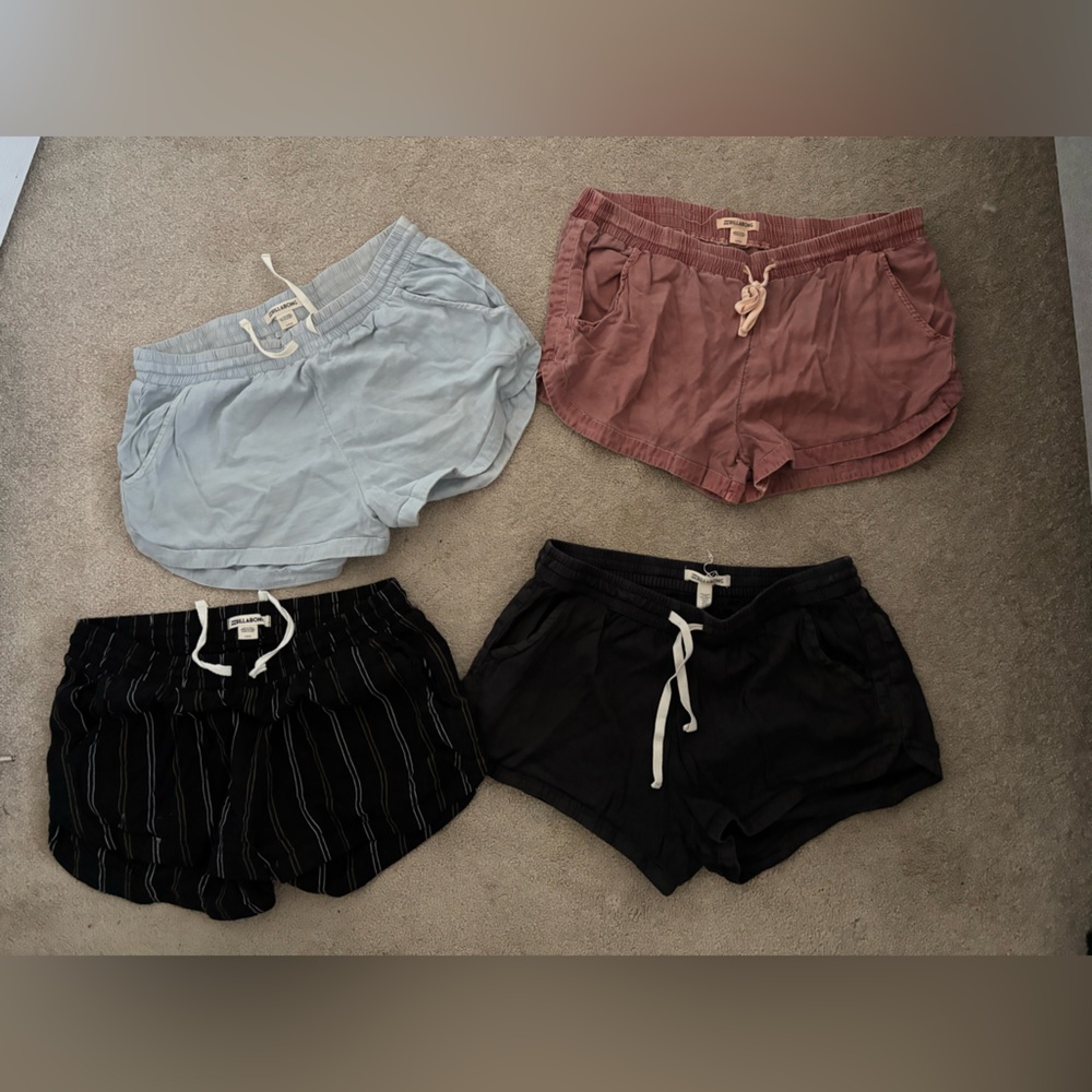 Billabong road trippin shorts - lot of 4
